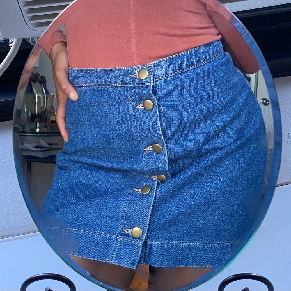 American Apparel Jean Mini-skirt 💙